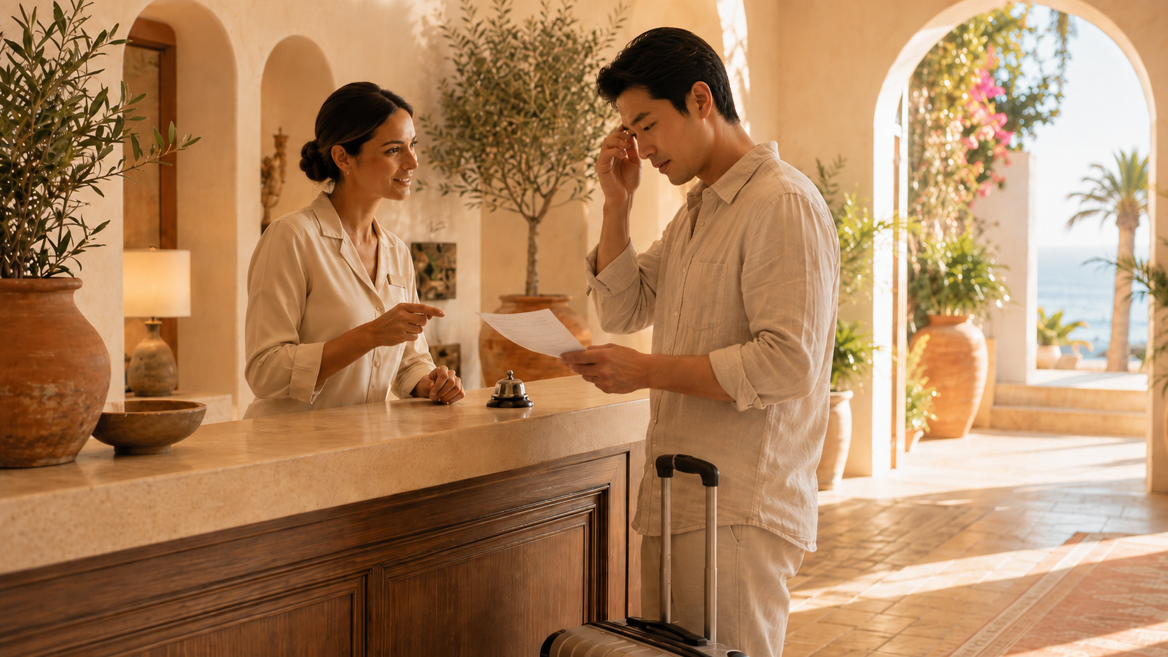 Cómo explicar un cargo incorrecto en la factura de un hotel en inglés